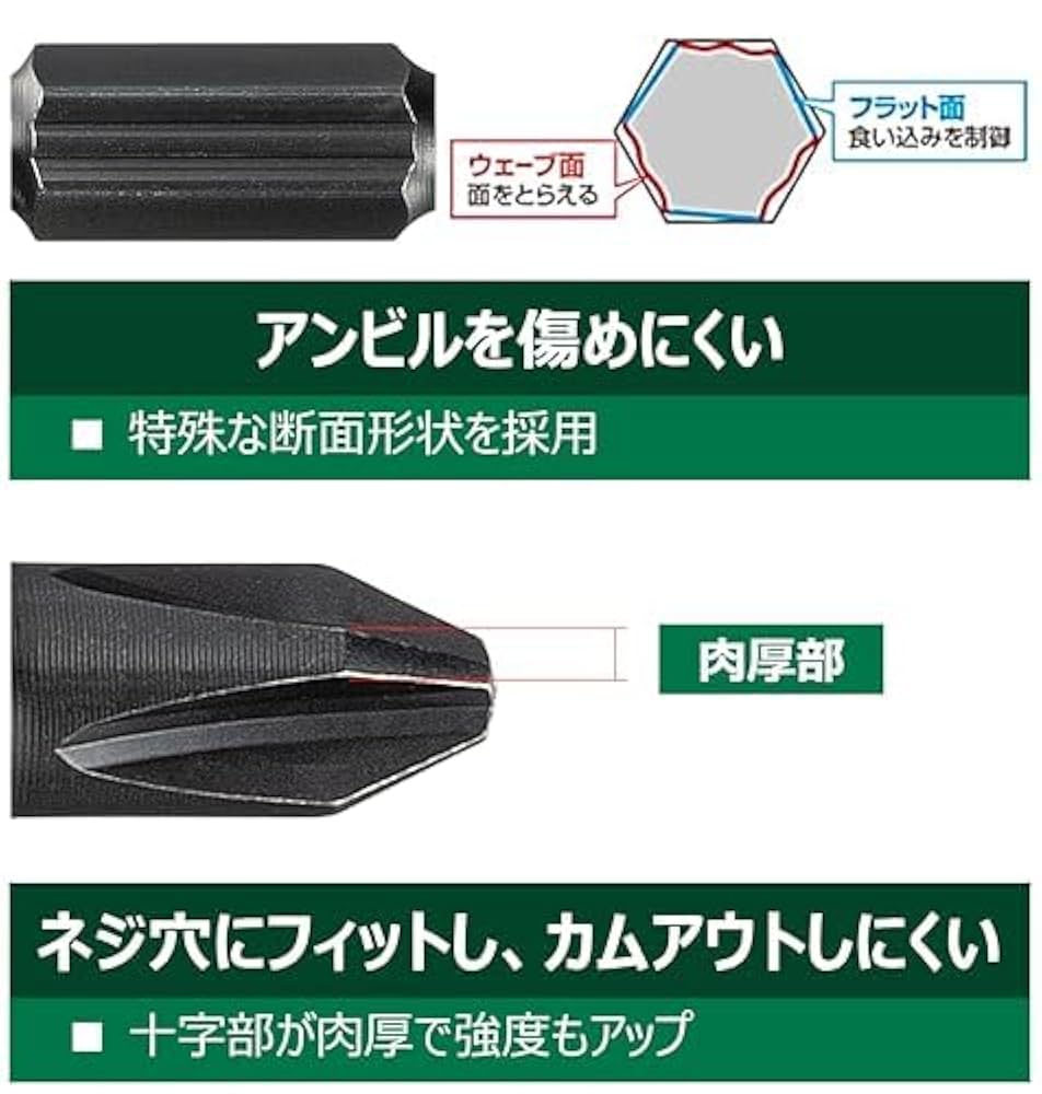 Amazon | HiKOKI(ハイコーキ) トーションビット 力こぶ